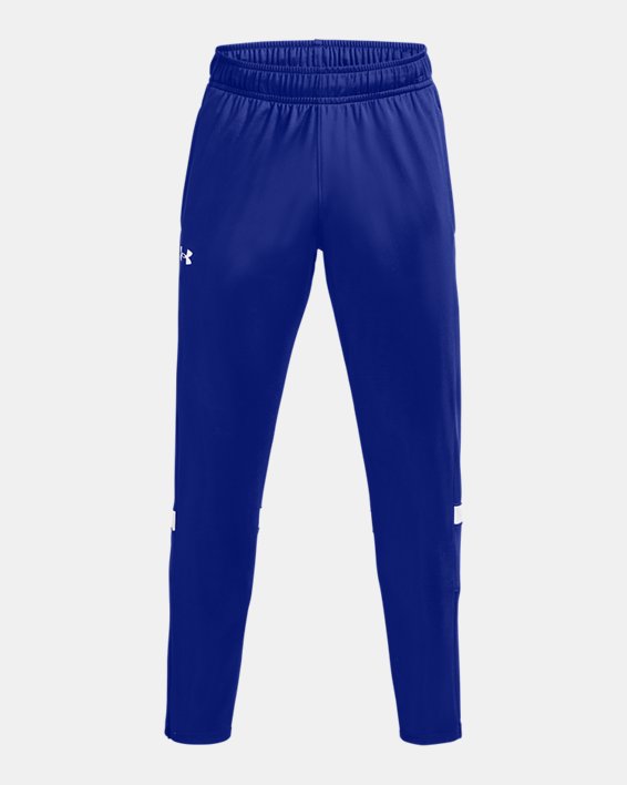 Men's UA Knit Warm Up Team Pants, Blue, pdpMainDesktop image number 5